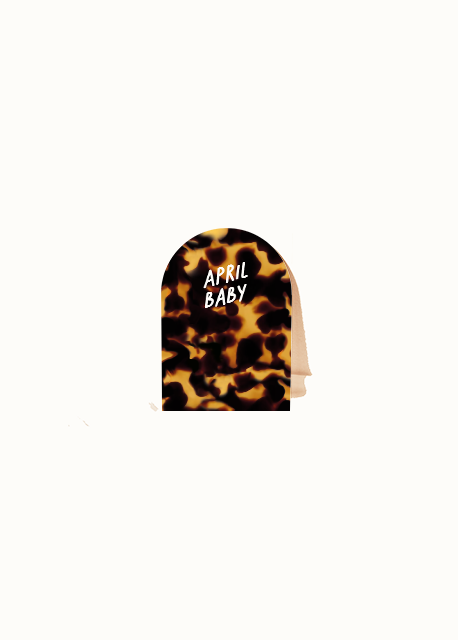 Month Baby Torty Tort Print Arch Birthday Card