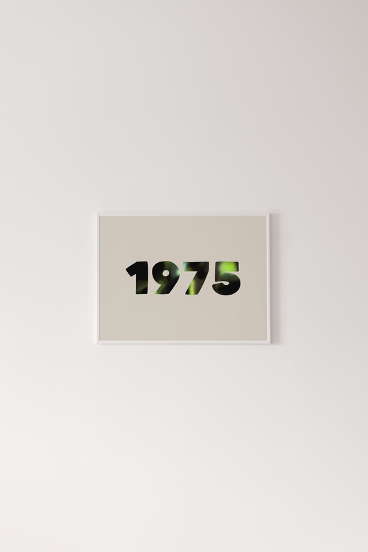 Green Tortoiseshell Custom Year Print