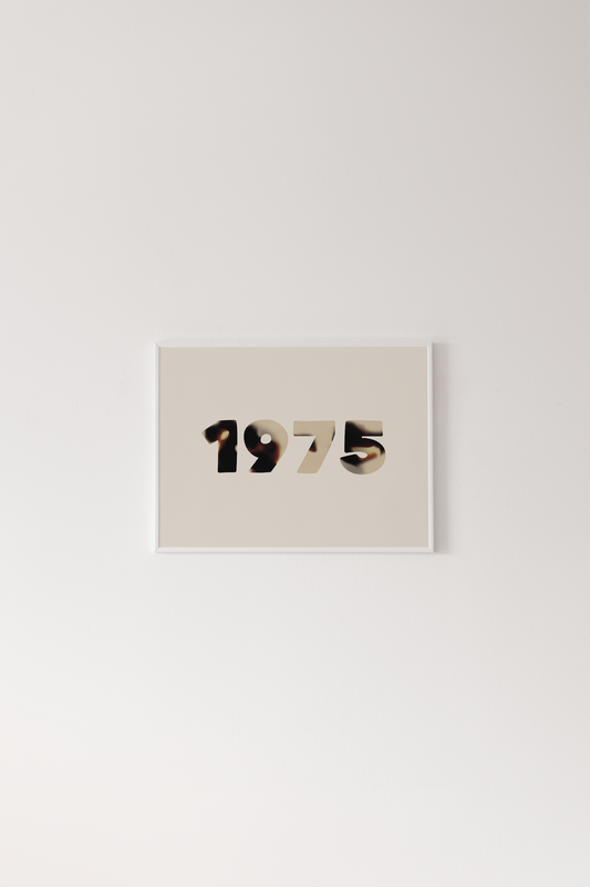 Pale Tortoiseshell Custom Year Print