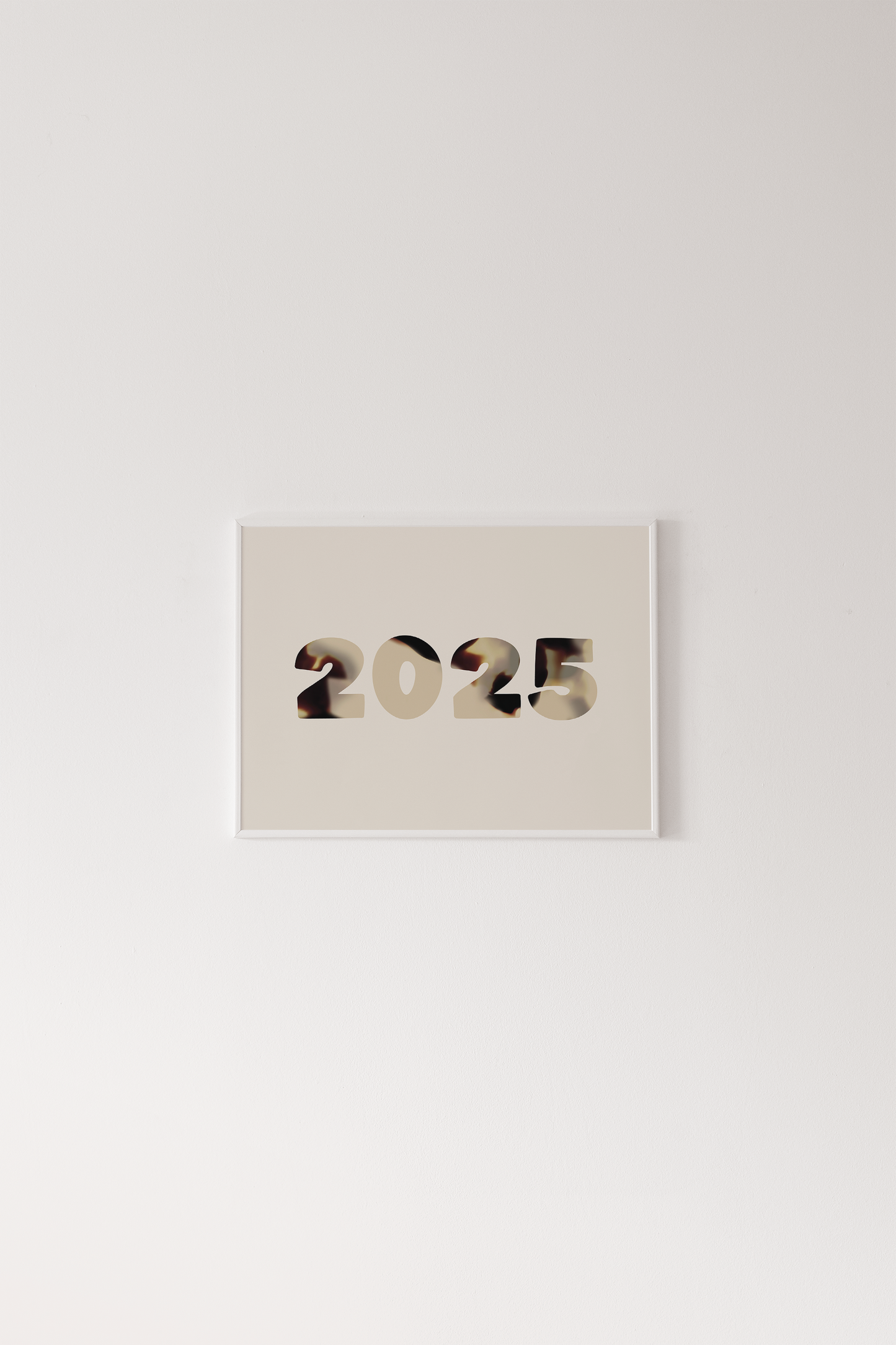 Pale Tortoiseshell Custom Year Print