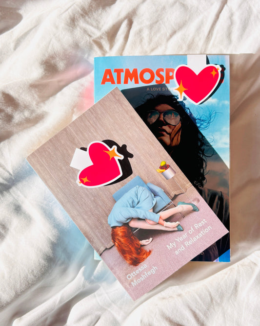 Pink Sparkling Heart Emoji Magnetic Bookmark