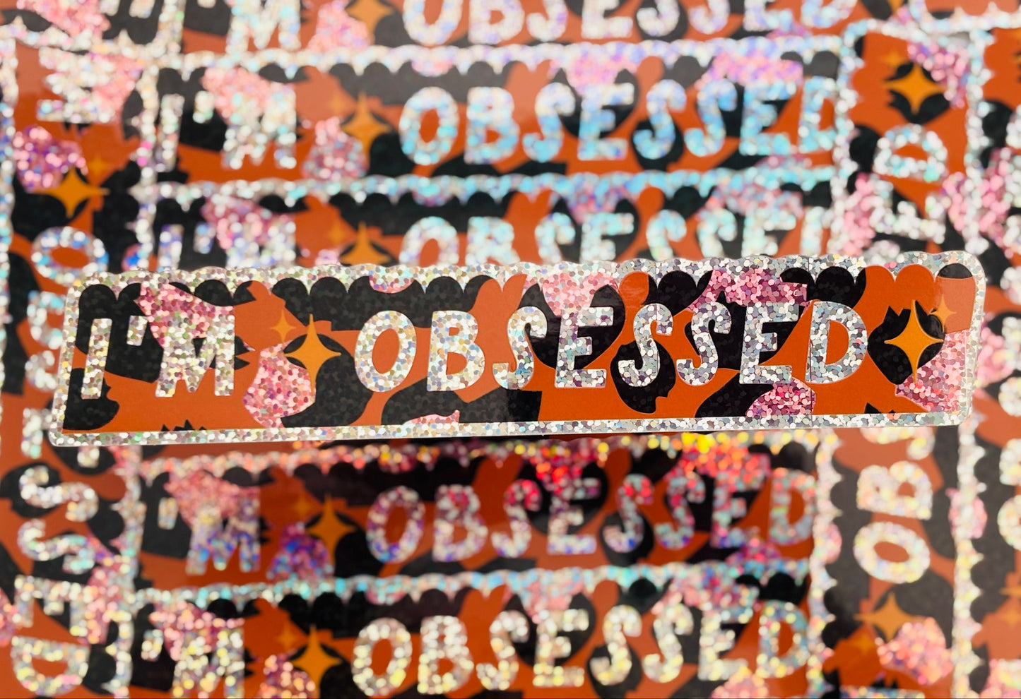 🪩 Disco Glitter Bookmark Sticker Duo 🪩 ✨OHVERLEE Shop Exclusive ✨