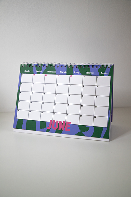 2024 A5 Desk Calendar