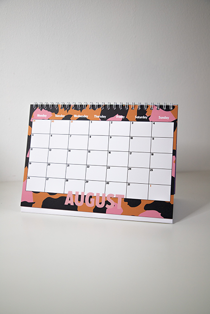2024 A5 Desk Calendar
