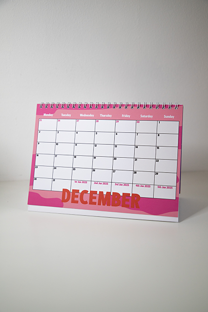 2024 A5 Desk Calendar