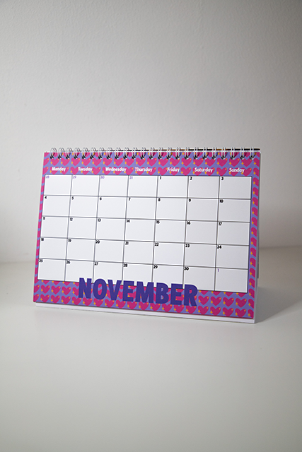 2024 A5 Desk Calendar