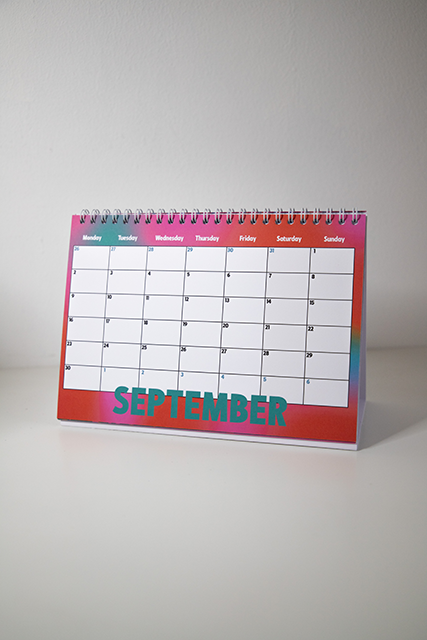 2024 A5 Desk Calendar