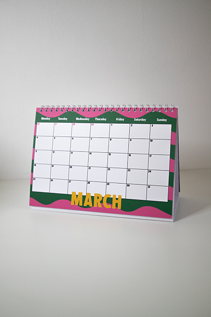 2024 A5 Desk Calendar