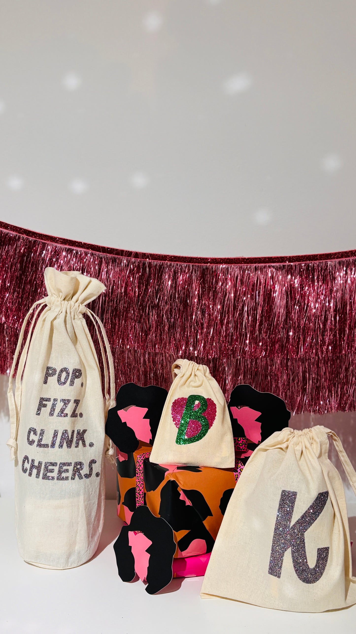 Pop. Fizz. Clink. Cheers. Bottle Gift Bag