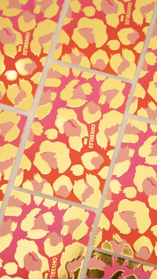 Affirmation Set in Leopard Gold Foil