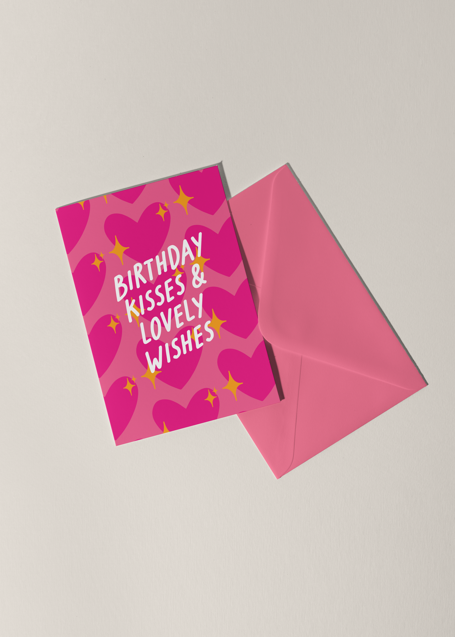 Pink Sparkling Heart Emoji 💖 Birthday Cards