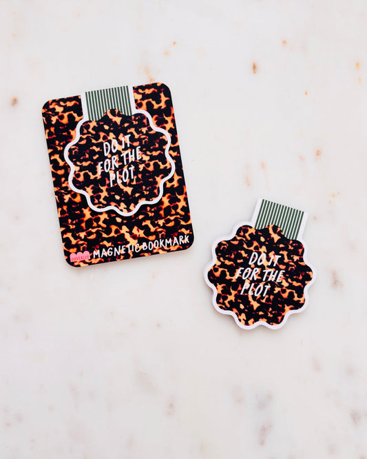 Tortoiseshell Do It For The Plot Magnetic Bookmark