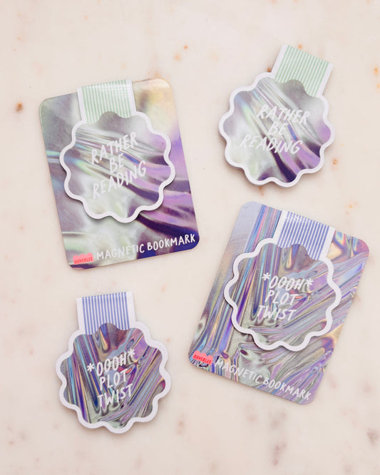 *Oooh* Plot Twist Metallic Magnetic Bookmark