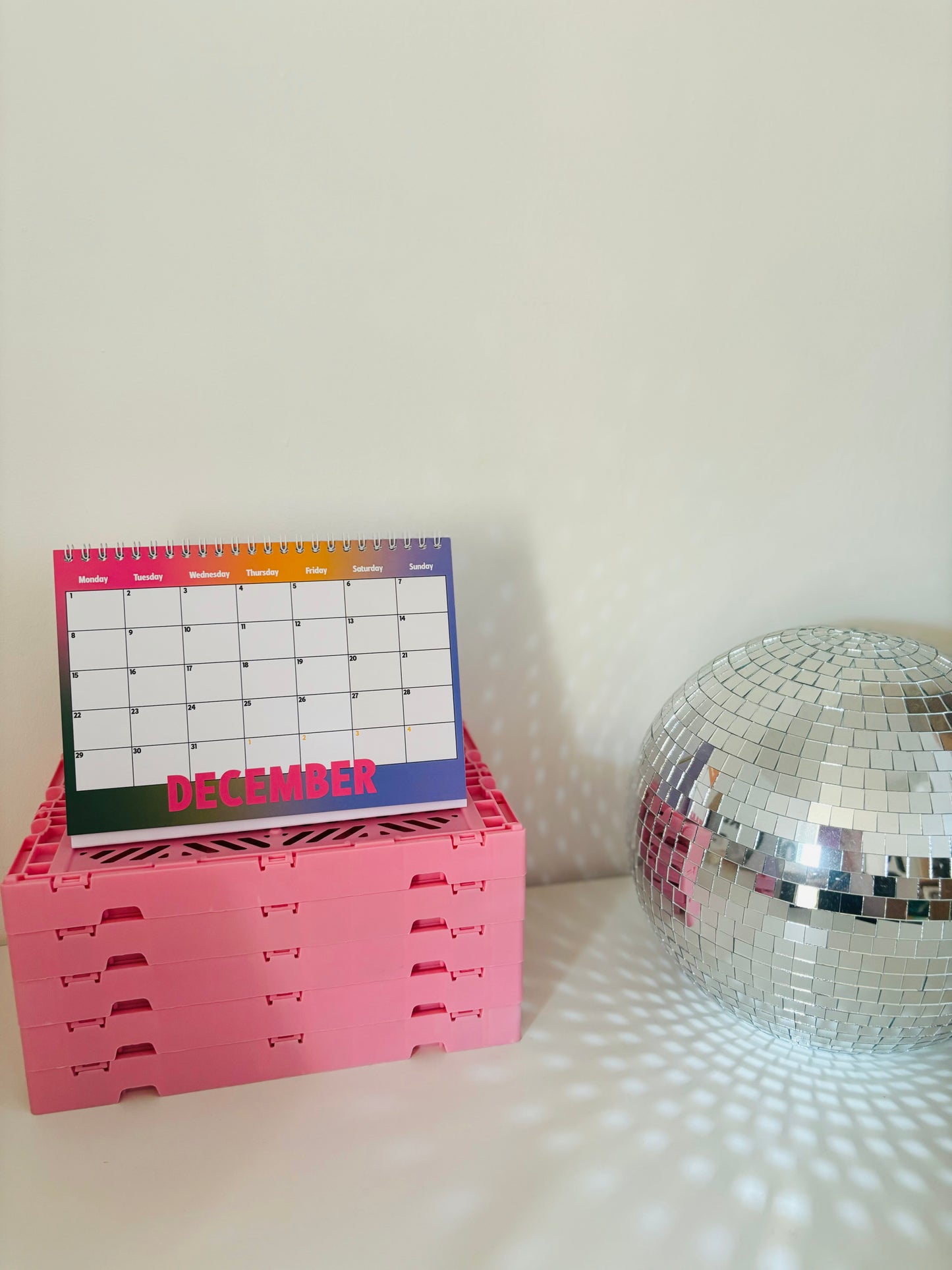 2025 A5 Desk Calendar