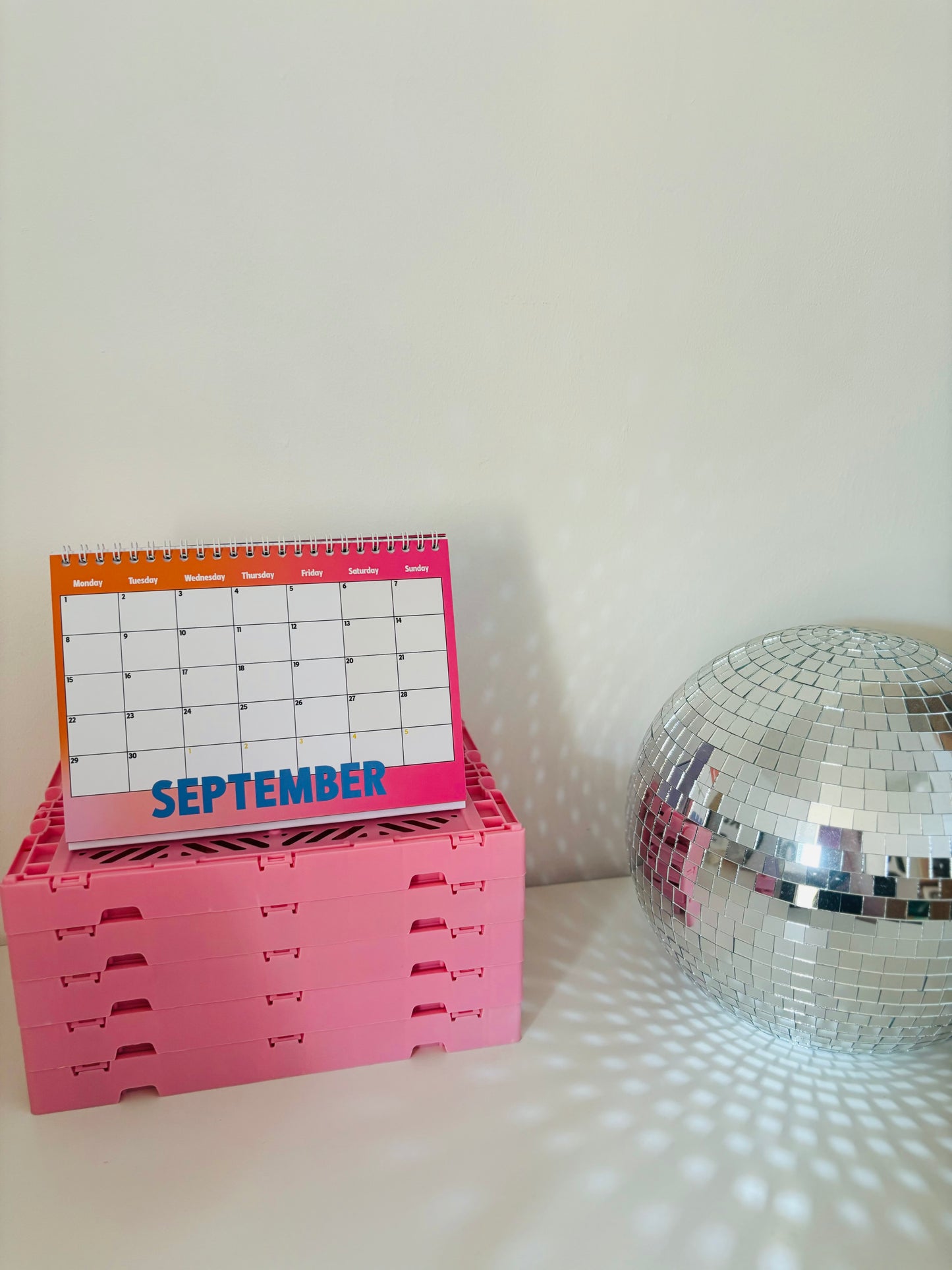 2025 A5 Desk Calendar