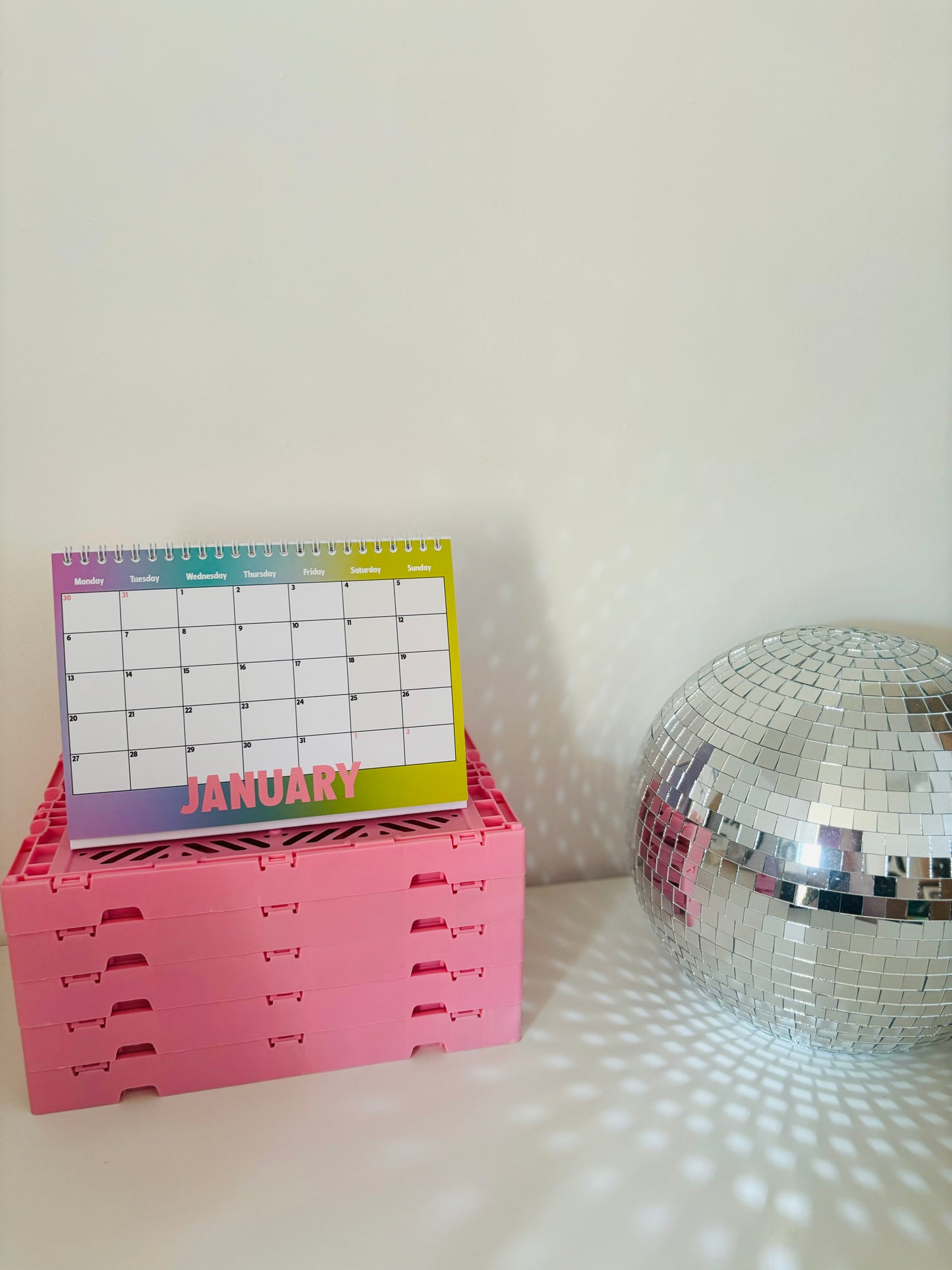 2025 A5 Desk Calendar