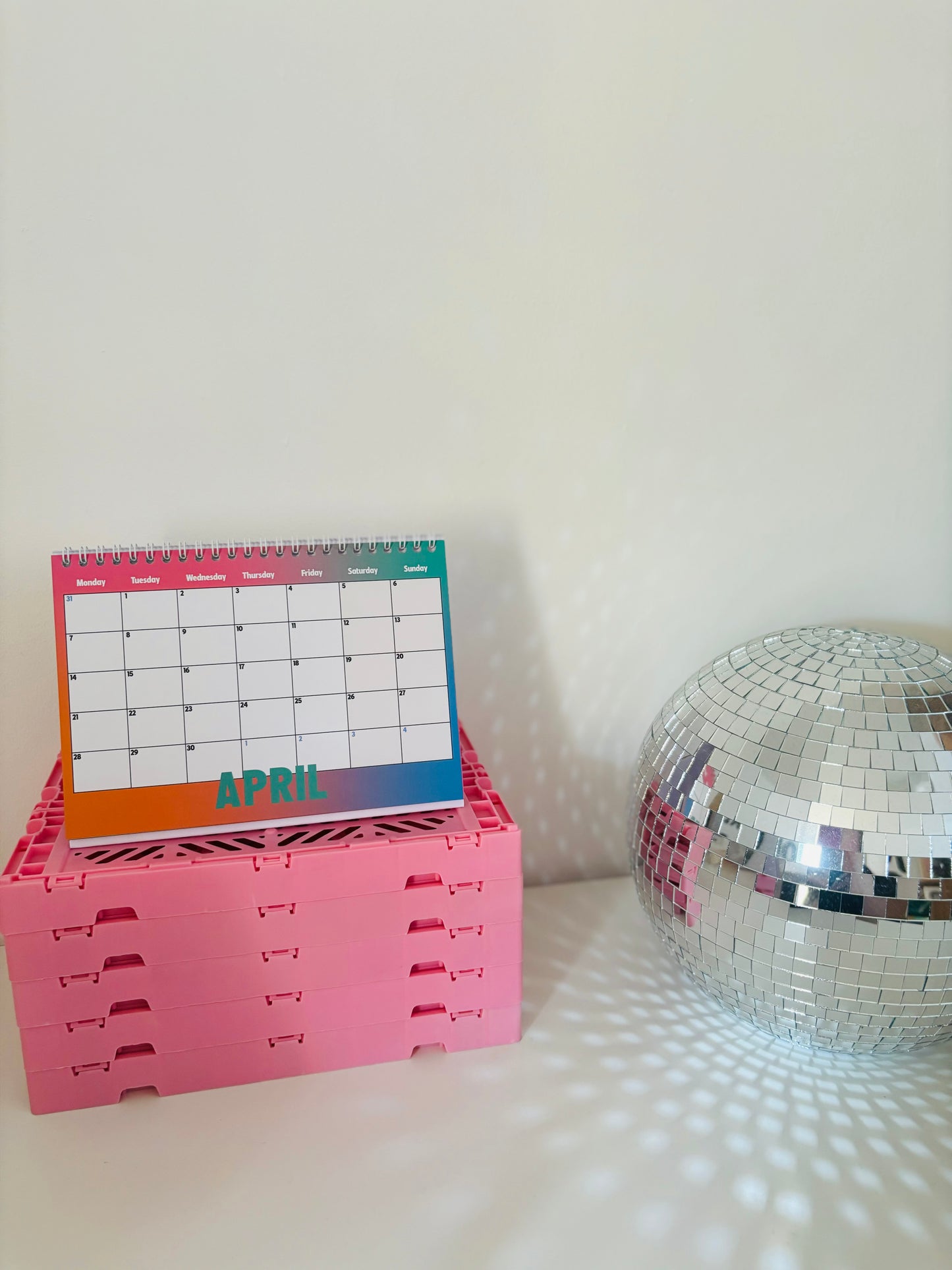 2025 A5 Desk Calendar