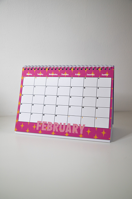 2024 A5 Desk Calendar