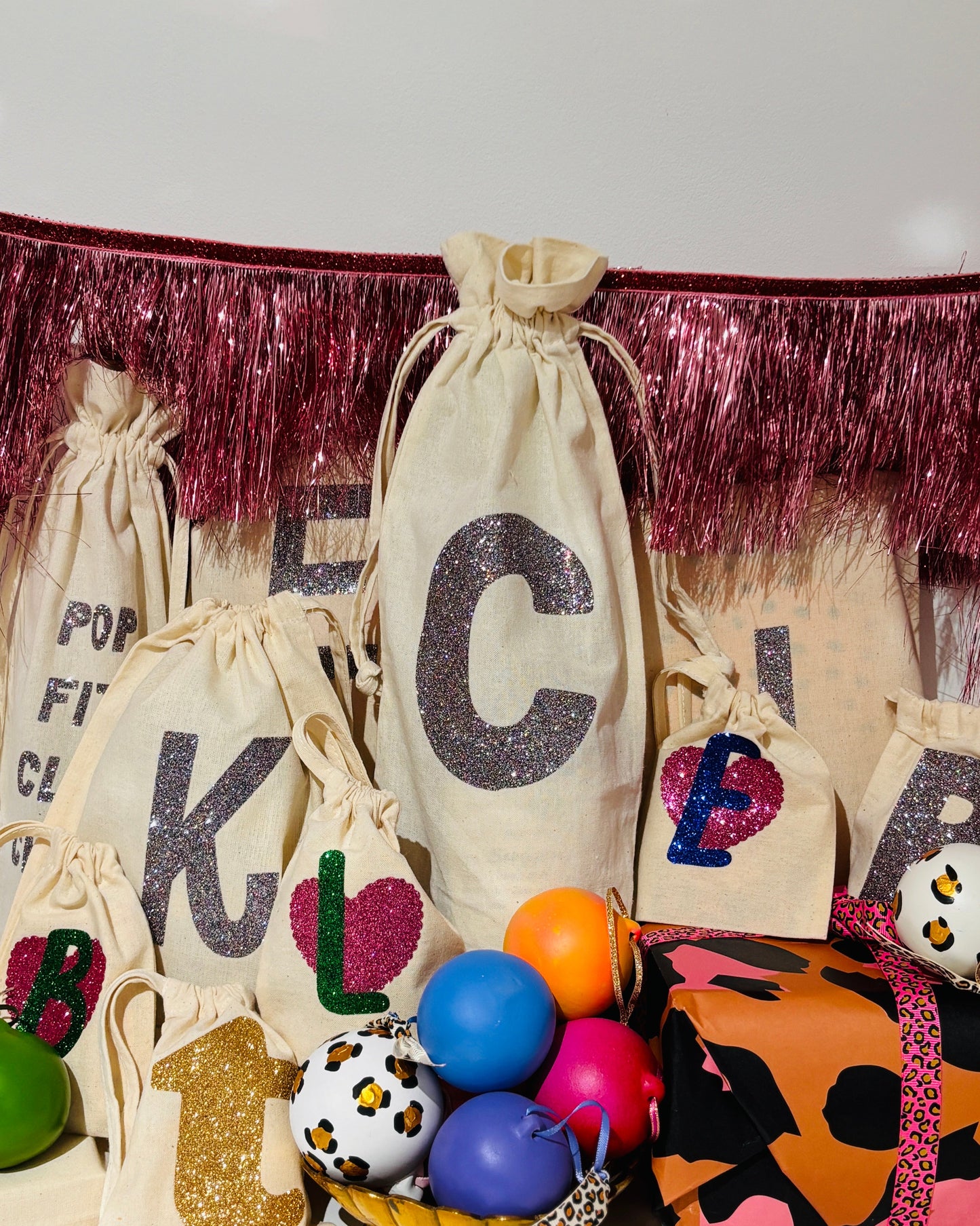 Letter Bottle Gift Bag