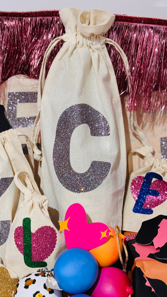 Letter Bottle Gift Bag