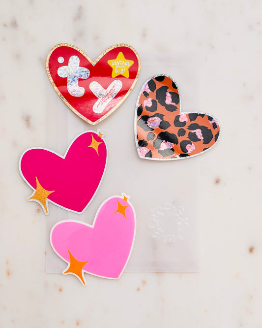 OHVERLEE Heart Sticker Quartet ✨OHVERLEE Shop Exclusive ✨