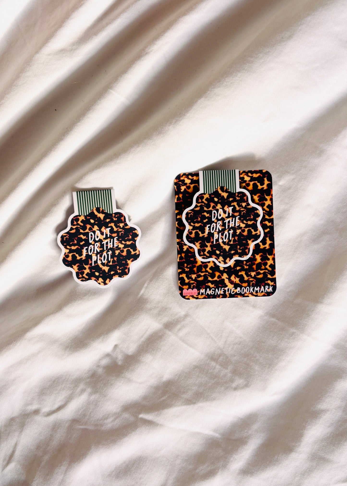 Tortoiseshell Do It For The Plot Magnetic Bookmark