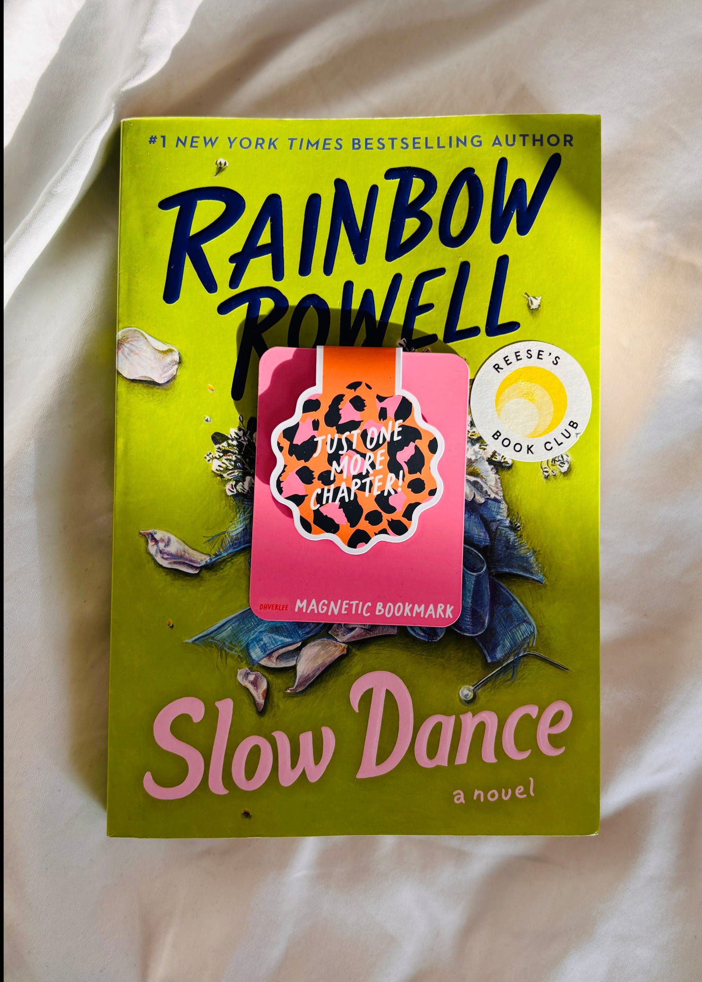 Leopard Print Just One More Chapter! Magnetic Bookmark