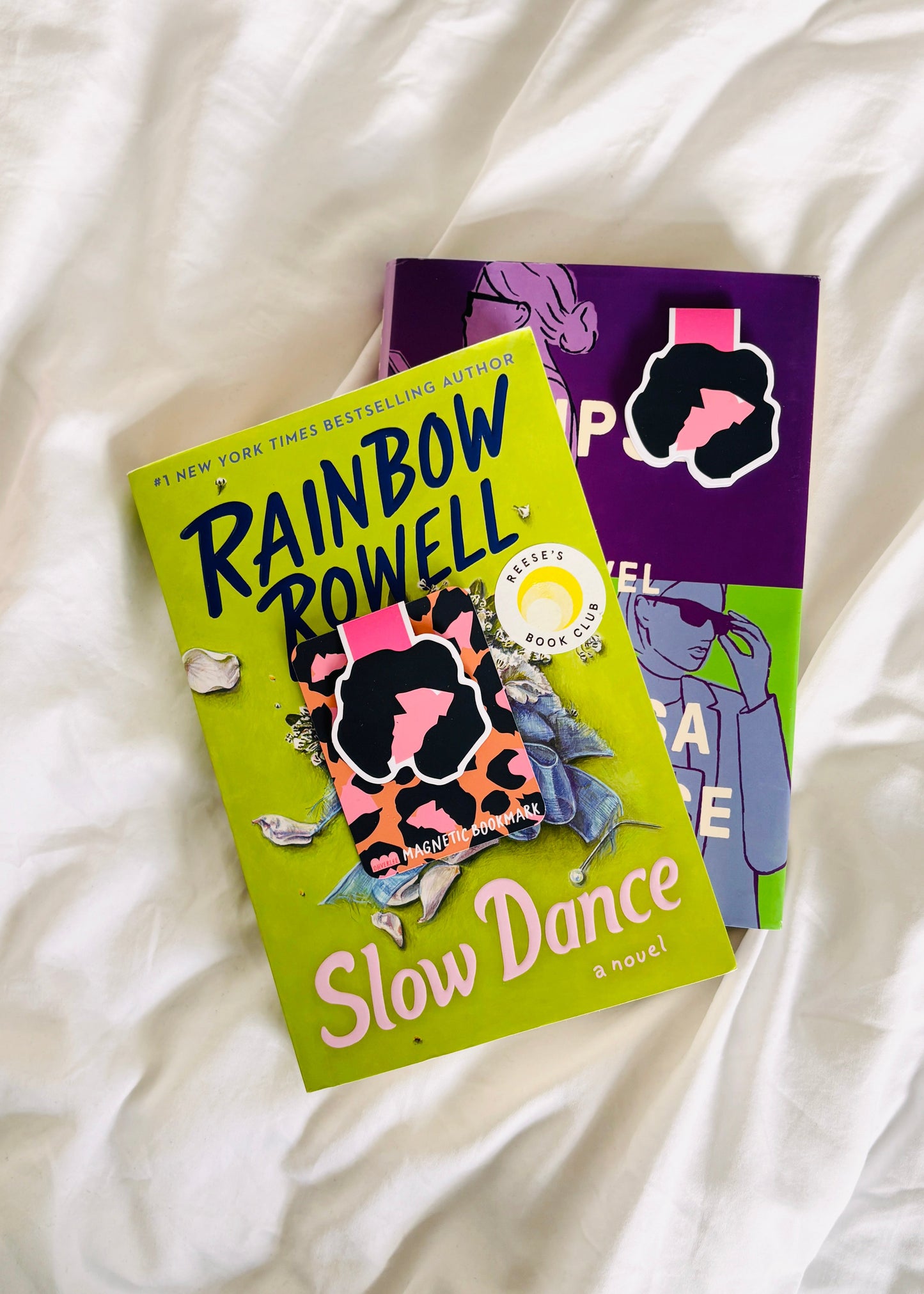 Leopard Print Abstract Shape Magnetic Bookmark