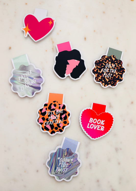 Rather Be Reading Metallic Magnetic Bookmark