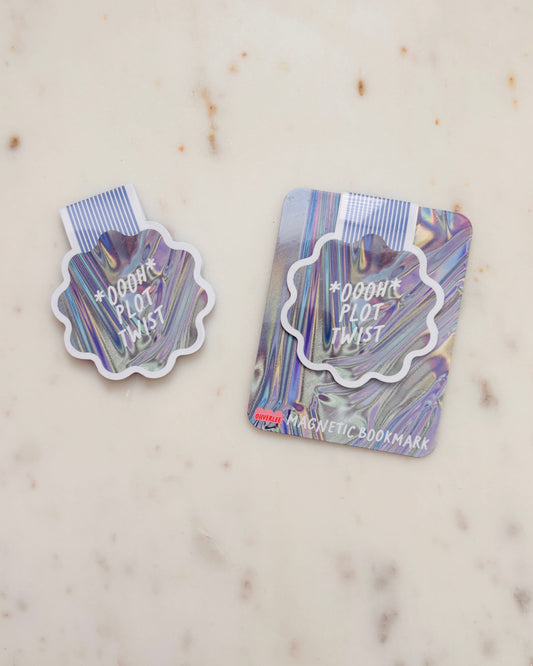 *Oooh* Plot Twist Metallic Magnetic Bookmark