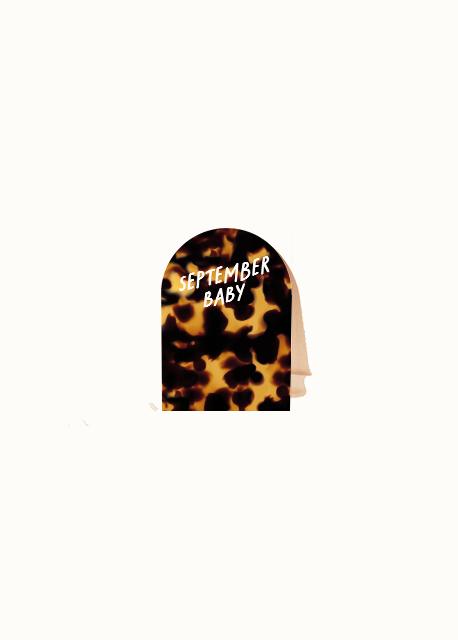 Month Baby Torty Tort Print Arch Birthday Card