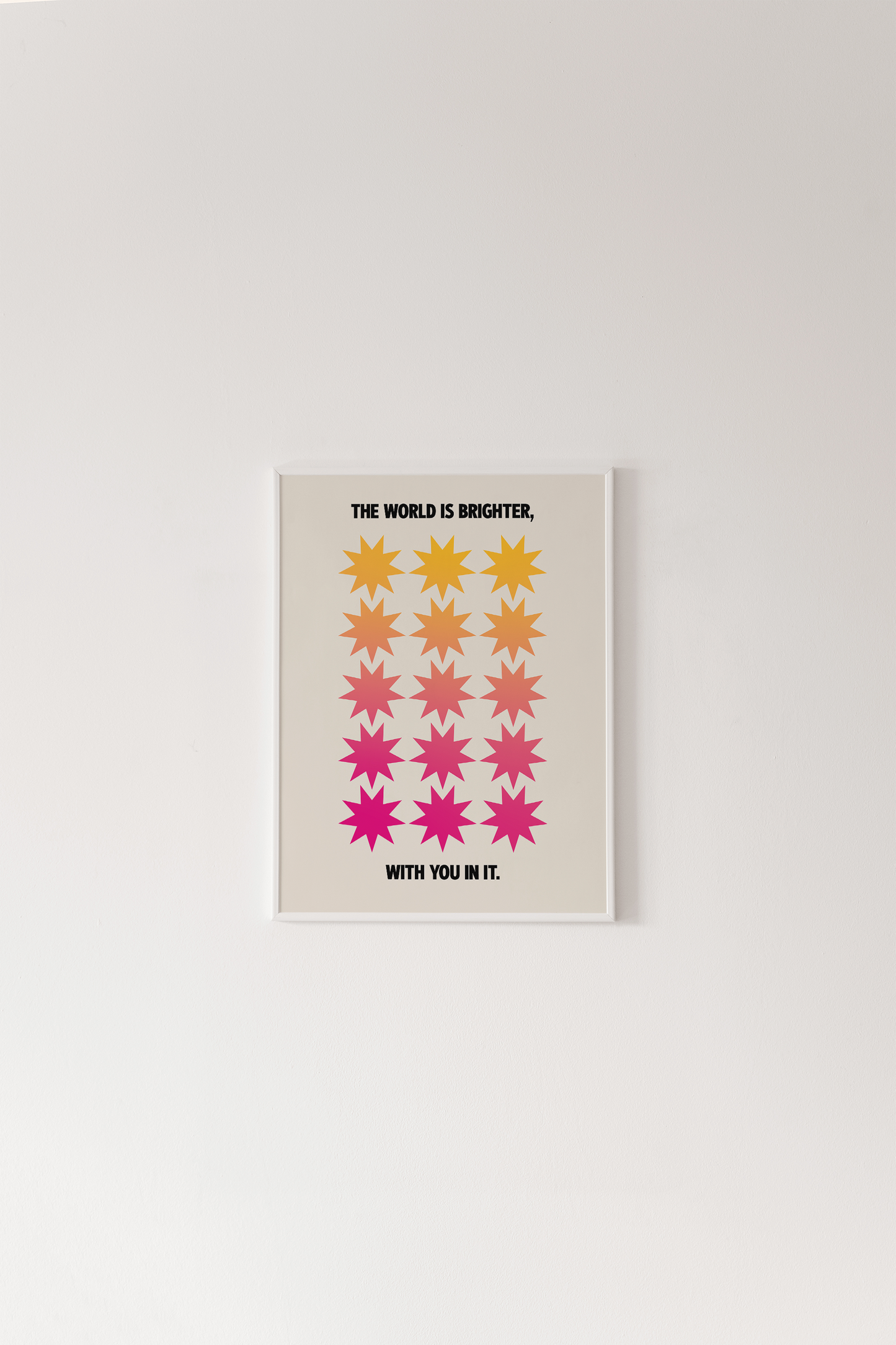 The World is Brighter Print